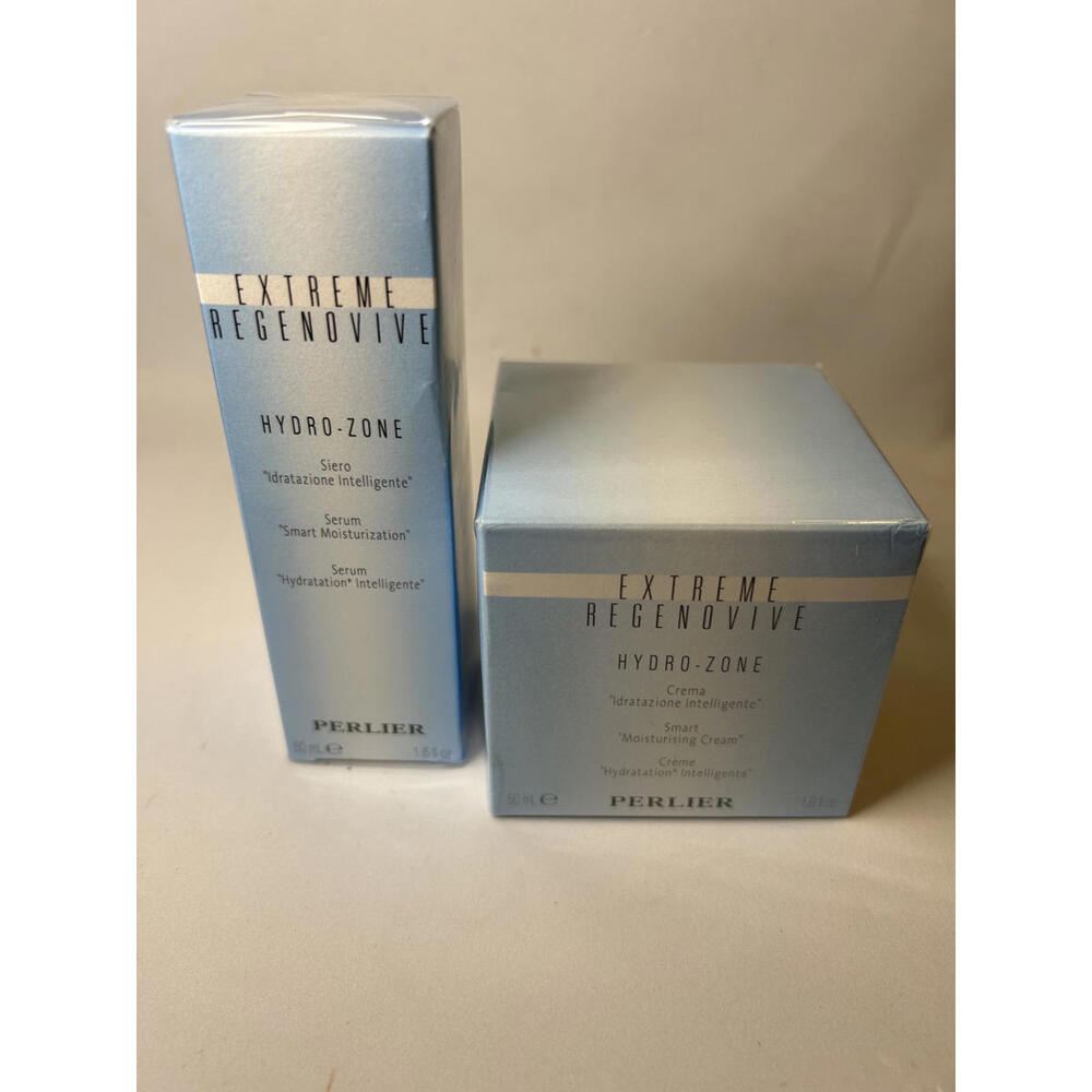 Perlier Extreme Regenovive Hydro-Zone Serum and Smart Moisturizing Cream Set